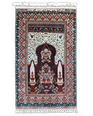 Hereke - különleges finomságú, jelzett török selyem szőnyeg