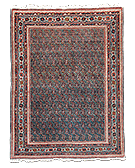 Tabriz boteh mintával - csomózott antik perzsa szőnyeg