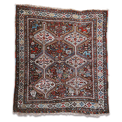 Khamseh - antik perzsa szőnyeg - KR 2058