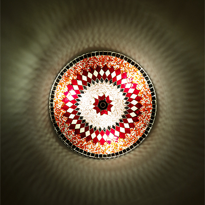 Mozaiküveg fali/mennyezeti lámpa - MA30 R1