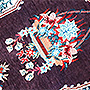 Hereke - különleges finomságú, jelzett török selyem szőnyeg - KR 1991