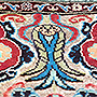 Hereke - különleges finomságú, jelzett török selyem szőnyeg - KR 1991