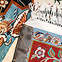 Ghom - finom csomózású iráni selyem szőnyeg - KR 2028