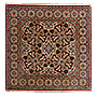 Isfahan - kézi csomózású iráni selyem-gyapjú szőnyeg
