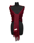 Wool and silk pashmina scarf - PP 33-138B