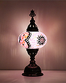 Mozaiküveg asztali lámpa