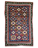Kazak - vintage hand knotted caucasian carpet - AAB 084