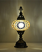 Mozaiküveg asztali lámpa - BTM 17 B18