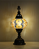 Mozaiküveg asztali lámpa - BTM 17 B19