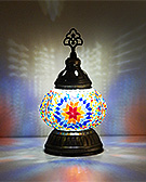 Mozaiküveg asztali lámpa - BUM 835 SZ14