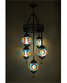 Mosaicglass hanging lamp - CFM 012T/5001