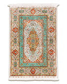 Hereke - very fine knotted silk carpet