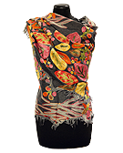 Silk embroidered woolen shawl 