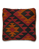 Díszpárna régi anatóliai kelim szőnyegből - KP 823