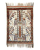 Csomózott öreg afgán szőnyeg