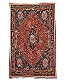 Persepolis Qashqai - hand knotted old persian carpet