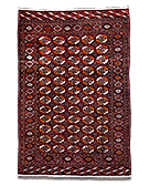 Tekke főszőnyeg - régi türkmén szőnyeg - KR 1756
