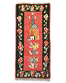 Old bosnian kilim runner carpet - KR 1806