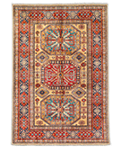 Kazak motif afghan carpet - KR 1939