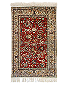 Kayzeri - old turkish hand knotted silk carpet