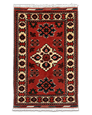 Kargai - hand knotted afghan carpet