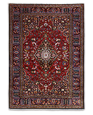Kesan - old iranian silk carpet
