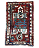Kazak - régi kézi csomózású kaukázusi szőnyeg