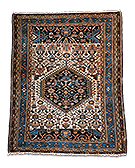 Hamadan - hand knotted antique persian carpet - KR 2098