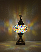 Mozaiküveg asztali lámpa - MN3M SZ1