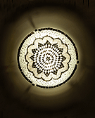 Mosaicglass wall/ceiling lamp - P 402 F1