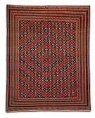 Musvani - vegyes technikájú pakisztáni szőnyeg