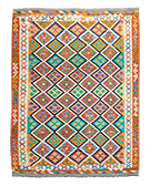 Maimana kilim - hand woven oriental carpet - SPM 30 1286
