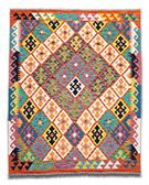 Maimana kilim - hand woven oriental carpet - SPM 30 1291