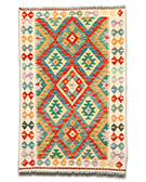 Maimana kilim - hand woven oriental carpet - SPM 30 1318