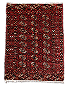 Hand knotted old Tekke tribal rug - SW 004