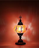 Mozaiküveg asztali lámpa