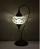 Mozaiküveg karos asztali lámpa - TM 17L 027