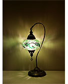 Mozaiküveg karos asztali lámpa - TM 17L Z1