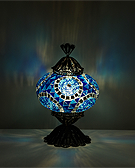 Mozaiküveg  asztali lámpa - TMF 15 043