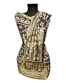 Silk-wool pashmina shawl