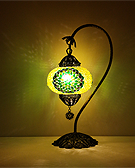 Mozaiküveg karos asztali lámpa - UKT 239 Z2
