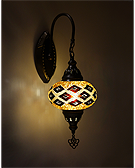 Mozaiküveg fali lámpa - WM 15T B1