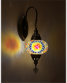Mozaiküveg fali lámpa - WM 15T SZ2