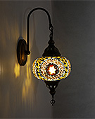 Mozaiküveg fali lámpa - WM 17T B10