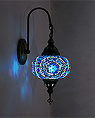 Mozaiküveg fali lámpa - WM 17T  K12