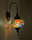 Mozaiküveg fali lámpa - WM 17T SZ15