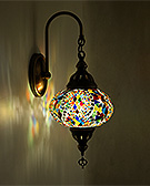 Mozaiküveg fali lámpa - WM 17T SZ16