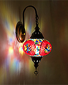 Mozaiküveg fali lámpa - WM 17T SZ6