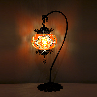 Mozaiküveg karos asztali lámpa - TMF 15L 002