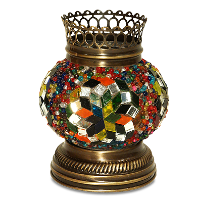 Mozaiküveg mécsestartó - TM 528 013